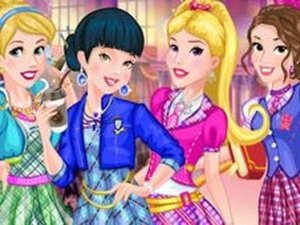 Disney Princess Charm College Online Dress-Up Game