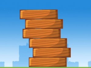 Wood Tower Stacking Puzzle Game