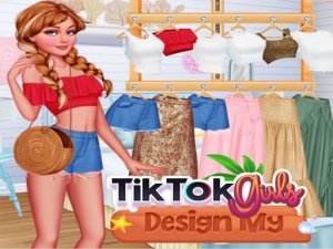 TikTok Girls Design Outfit Online Game - Fashion Design Game