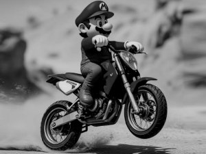 Mario Wheelie Online Arcade Game