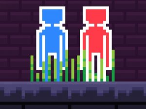 Red Stickman and Blue Stickman Adventure Game - Arcade Game