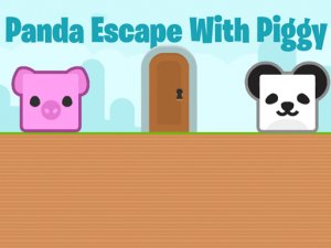 Panda Escape With Piggy Online Puzzle Game