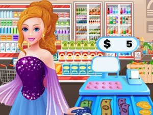 Supermarket Shopping Girls Online Game - Cashier Simulator