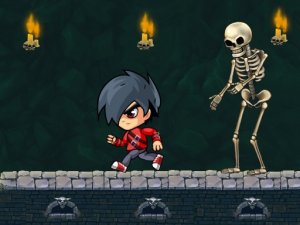 Skeleton Dungeon Adventure Game - Puzzle Exploration