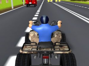 ATV Highway Traffic Online Arcade Game