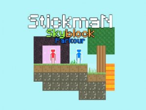 Stickman Skyblock Parkour Online Arcade Game