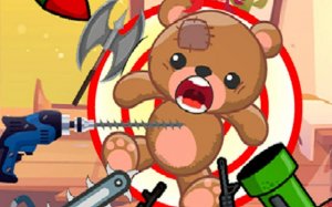 Kick The Teddy Bear - Stress Relief Online Game