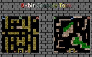 8-bit Console Tank Battle Online Game