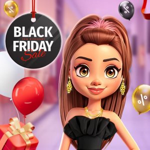 Lovie Chics Black Friday Shopping Dress Up Game - Fashion Game