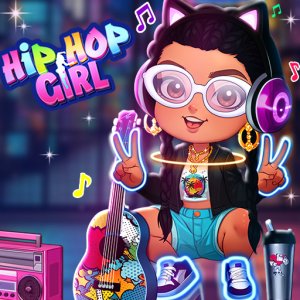 Stylish Hip Hop Girl Dress Up Game